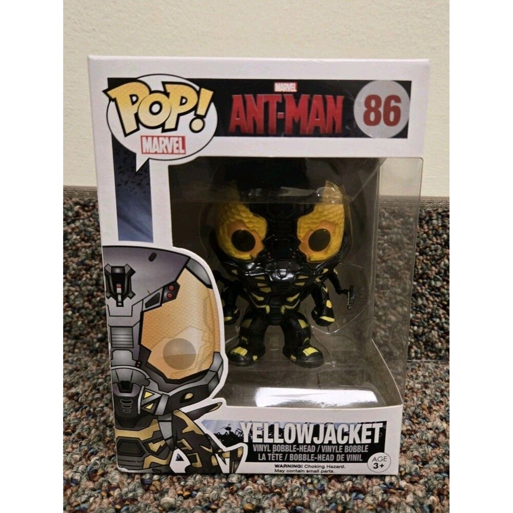 Funko Pop Marvel Ant-Man Yellowjacket #86 Vinyl Bobblehead – New in Box